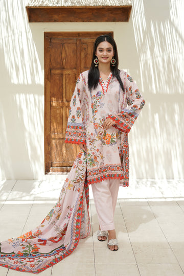 Blush Pink Digital Printed 3-Piece Lawn Stitched ATP-54