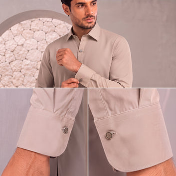 Men's Stone Beige Stitched  FMTP - 2614