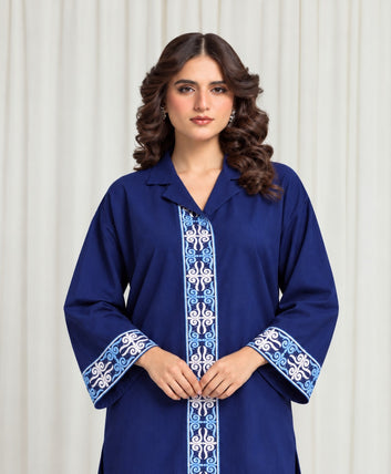 Cobalt Reverie The Soft Edit Collection Embroidered 2 Piece Suit