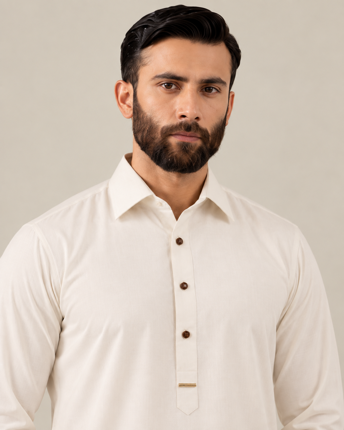 kameez shalwar button placket