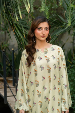 Light Sage Floral 2-Piece Set