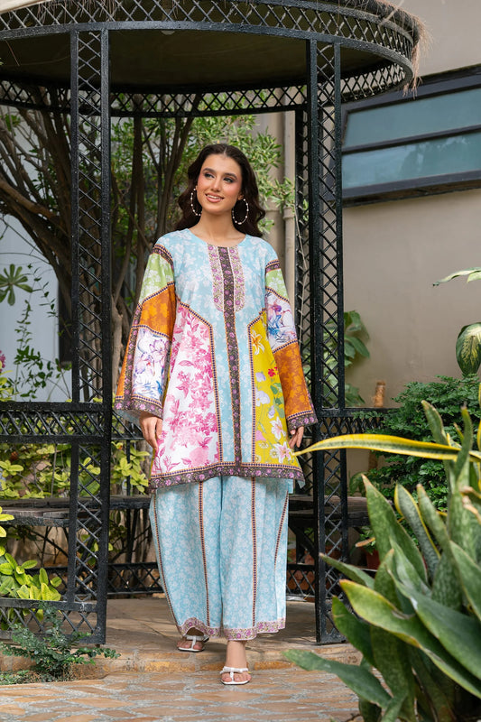 Floral Printed 2-Piece