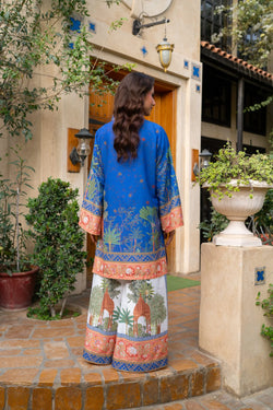 Blue Tropical Elegance 2-Piece