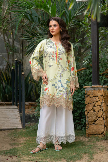 Pastel Garden Embroidered 2-Piece