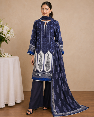 VELOURA | RANGREEZA3 PIECE STITCHED ATP-81