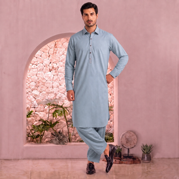 Men's Alice Blue Styling Stitched  FMTP-2609