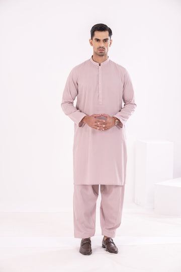 Men's Tea Pink Embroidered  Stitched FMTP -14