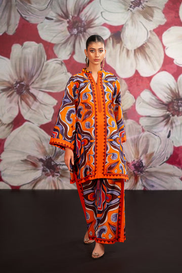 Premium Lawn 2-Piece Co-Ord Set Stitched ATP-23
