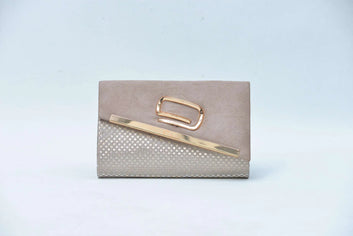 Firdous Clutch bag Peach Velvet