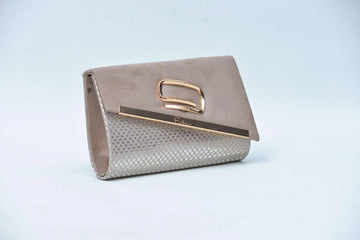 Firdous Clutch bag Peach Velvet