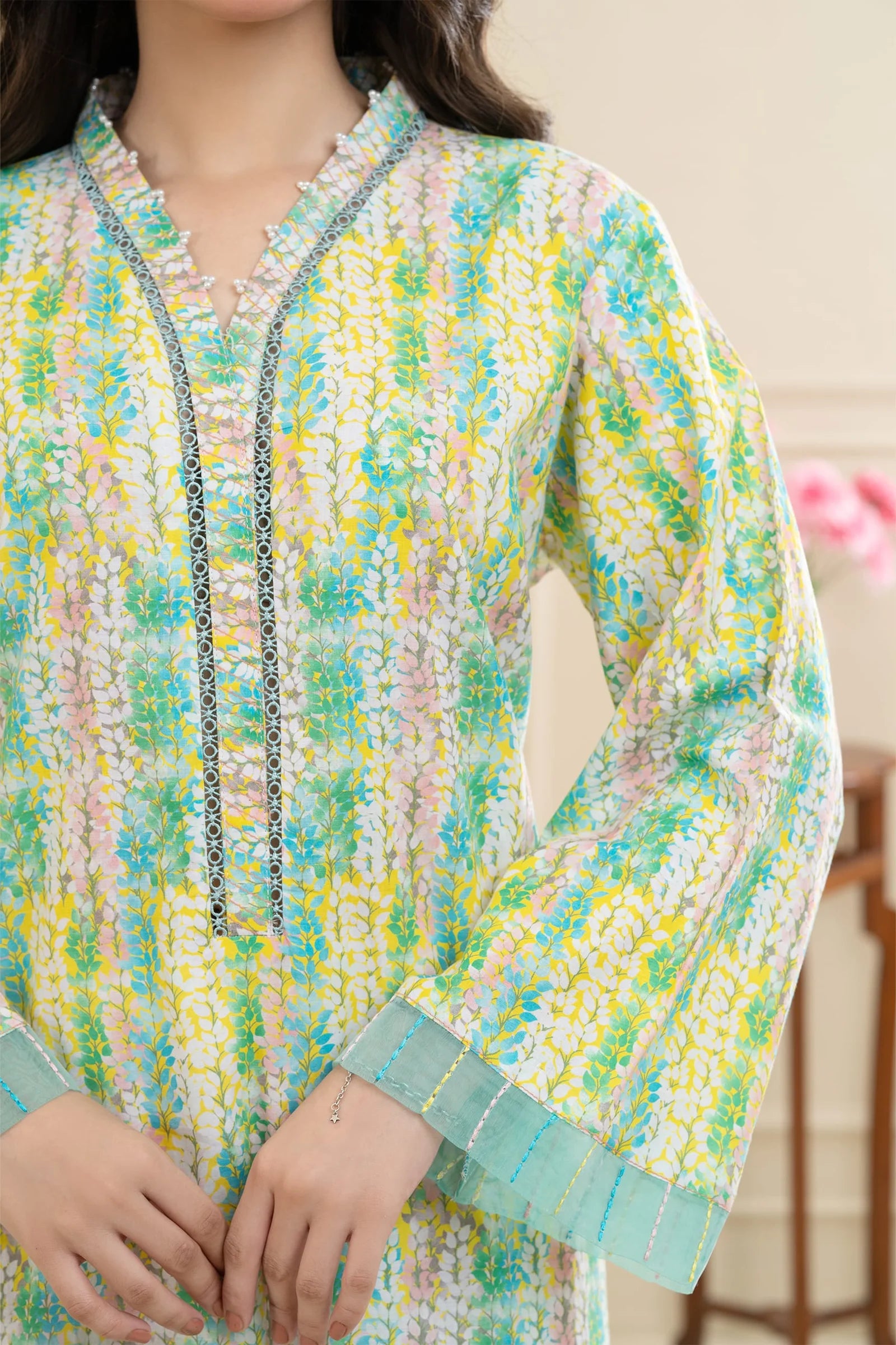 Cool Mint Lawn Fabric