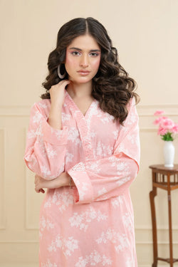Pink Poise Lawn Fabric