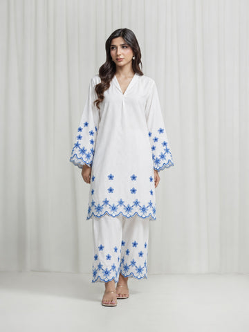 Ivory Breeze The Soft Edit Collection Embroidered 2 Piece Suit