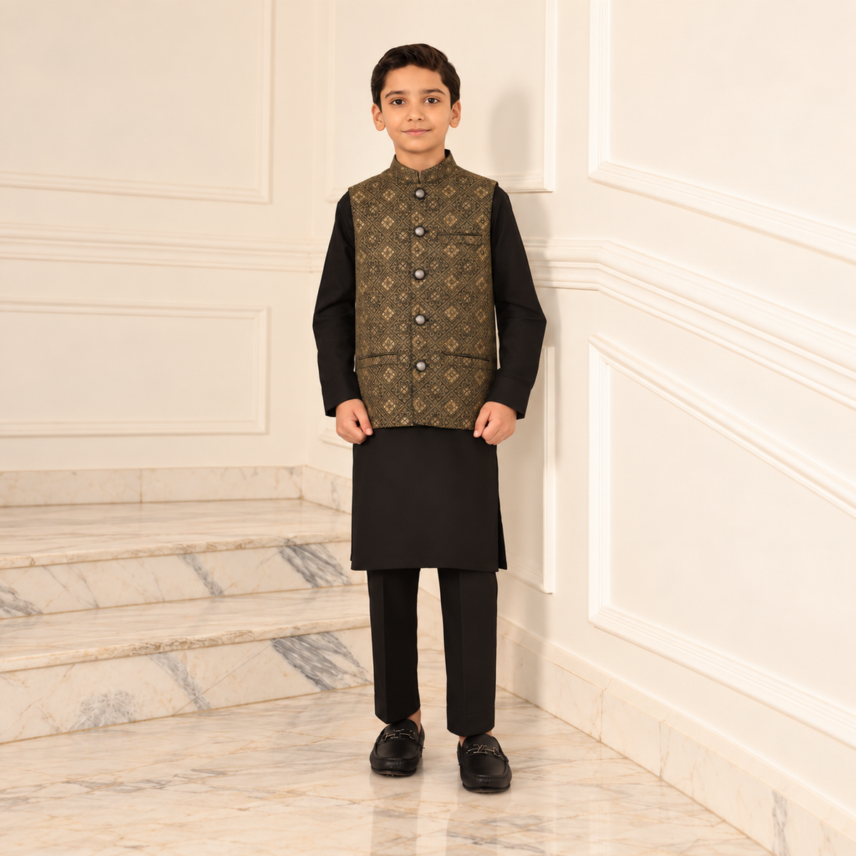 golden waistcoat